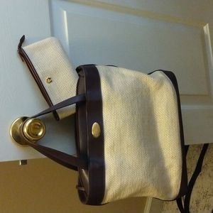 Vintage Etienne Aigner purse with small accessory bag